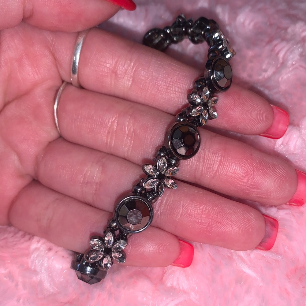 gunmetal colored bracelet